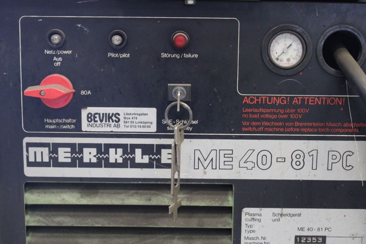 719018-6 Plasma cutter - MERKLE ME 40-81 PC
