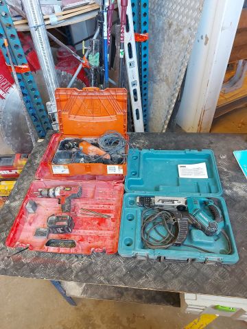 624280-1 Makita screwdriver, Fein multitool, Meec screwdriver