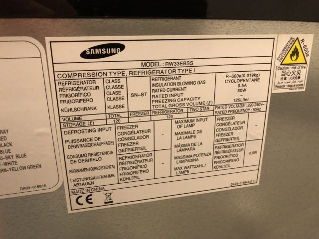 792057-5 1 pcs Wine Cooler - Samsung