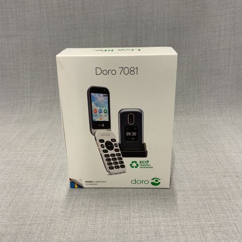 792005-2 Mobile phone Doro 7081 Red / White