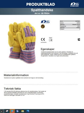 792158-5 30 par arbetshandskar (XL)