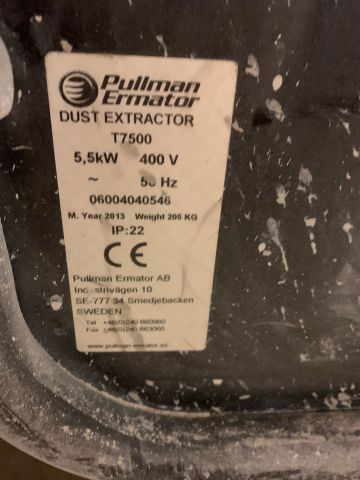 624383-4 Dust separator Pullman Ermator T7500 -13