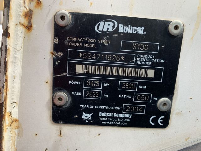 747460-11 BobCat S130 -04 incl. Pit bucket, pallet forks, planer bucket