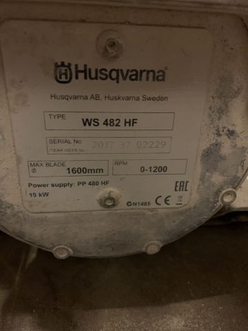 624380-5 Wall saw Husqvarna WS 482 HF-17