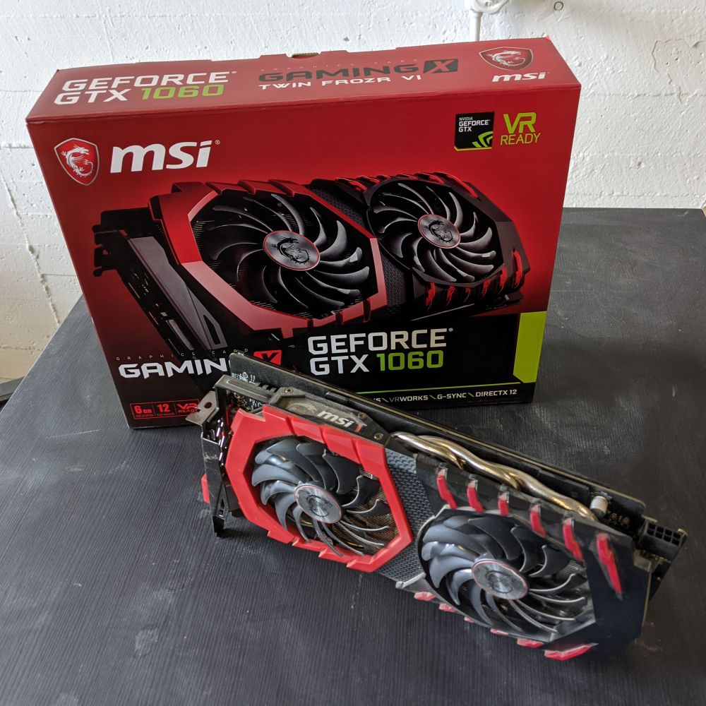 Used MSI GeForce GTX 1060 6GB Gaming X | PS Auction