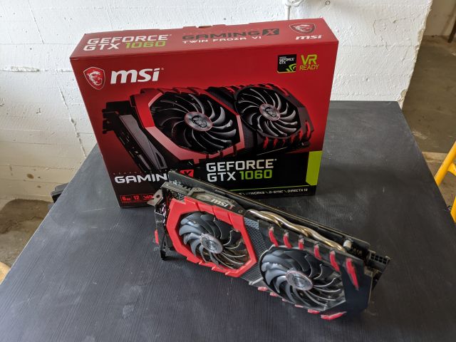 608200-1 Used MSI GeForce GTX 1060 6GB Gaming X