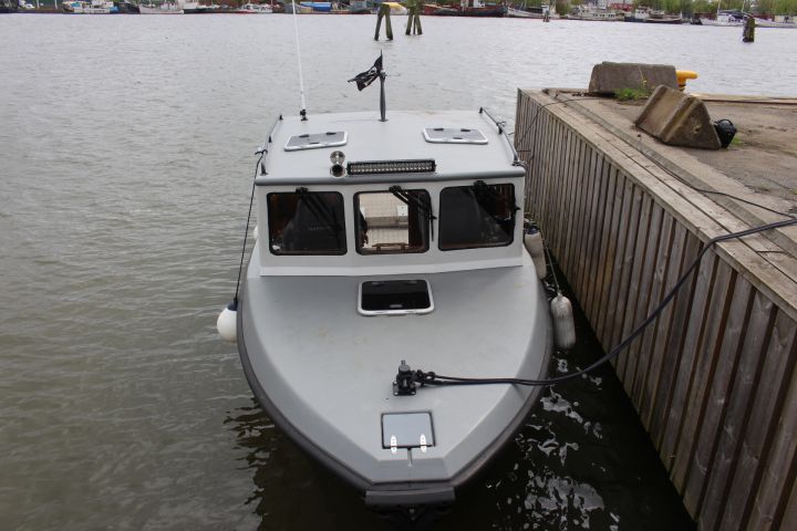 763767-2 Baltic 800 work boat with Vattenjet, Mercruiser 7.3L diesel V8, Garmin 12 "plotter