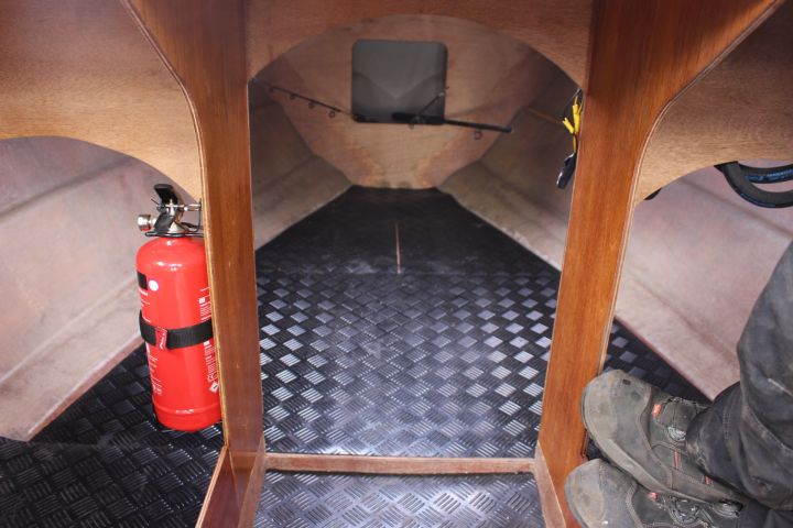 763767-21 Baltic 800 work boat with Vattenjet, Mercruiser 7.3L diesel V8, Garmin 12 "plotter