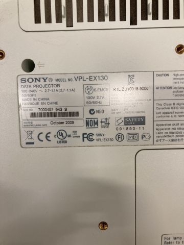 792465-5 Sony VPL-EX130 Projector (3pcs)