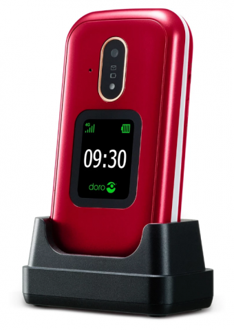 792005-1 Mobile phone Doro 7081 Red / White