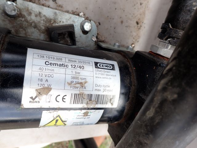 792398-5 Diesel tank 200 liters with pump