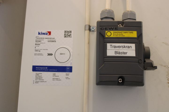 719030-16 Blästercontainer 4.5x3.3m med travers