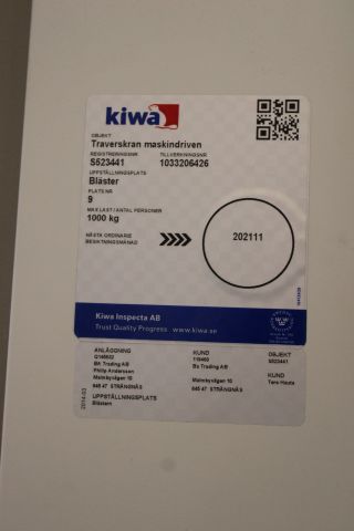 719030-17 Blästercontainer 4.5x3.3m med travers