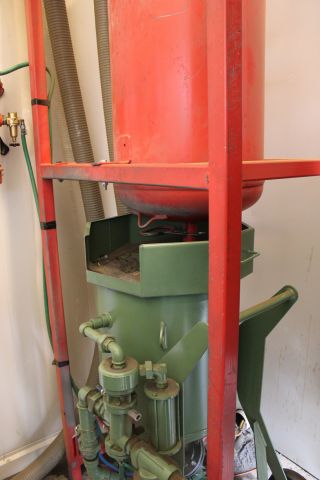 719030-30 Blästercontainer 4.5x3.3m med travers