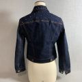 791481-2 Womens denim jacket studs Self Cinema (Size 34)