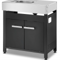 792978-1 Austin and Barbeque AABQ Side Table With Sink SS