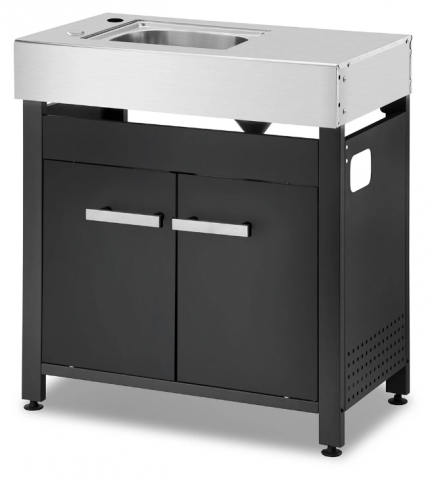 792978-1 Austin and Barbeque AABQ Side Table With Sink SS