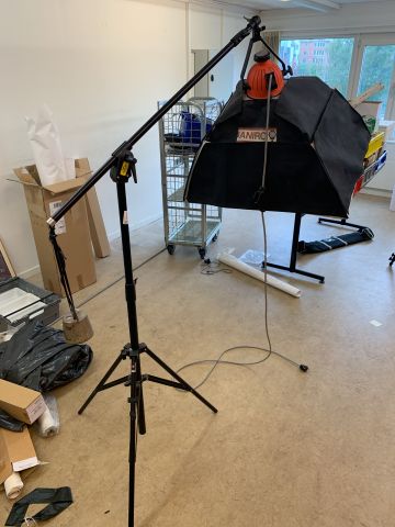 780960-1 Photo lamp Ianiro 800, Light box on tripod