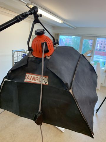 780960-3 Photo lamp Ianiro 800, Light box on tripod