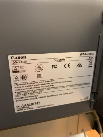 780961-5 Large format printer Canon IPF8400SE