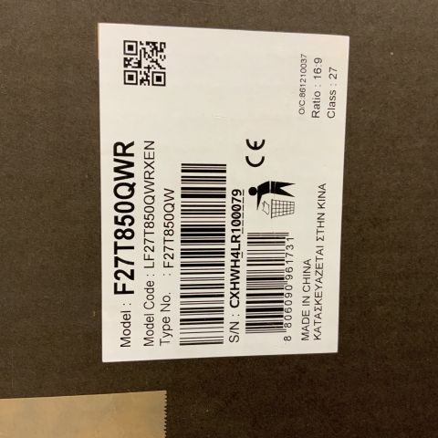 796435-3 Computer screen Samsung 27 "27T850