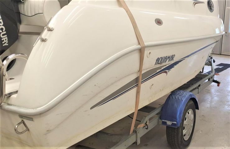 797800-25 Aquamar Bahia 2007 with Mercury 125 hp 2 stroke 2001 + boat trailer Thule 1300kg