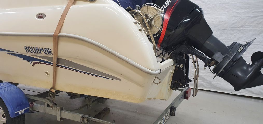 797800-47 Aquamar Bahia 2007 with Mercury 125 hp 2 stroke 2001 + boat trailer Thule 1300kg