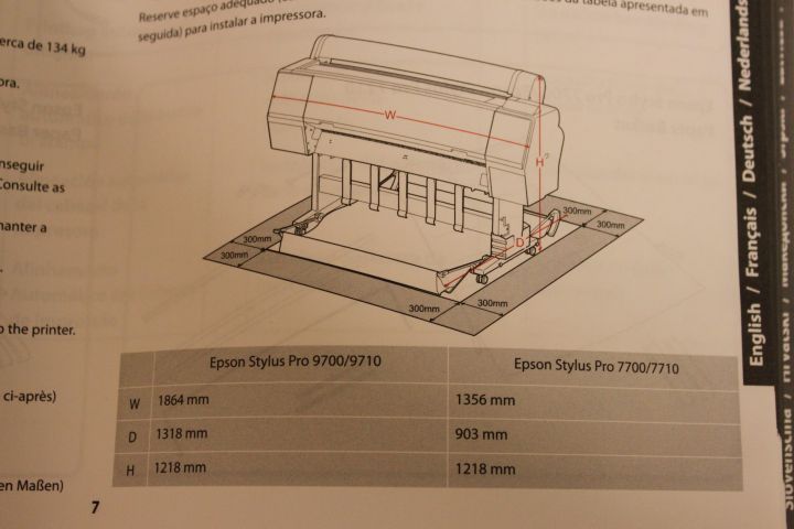 624454-11 Large format printer Epson Stylus Pro 9700
