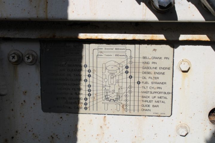 799034-7 Counterbalance Forklift Datsun EFO2A25 (2.5 tons)