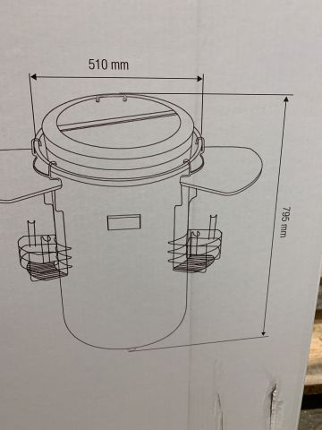 797519-5 Partycooler KC-50 Brushed Steel 50L, display ex