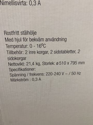 797519-6 Partycooler KC-50 Brushed Steel 50L, display ex