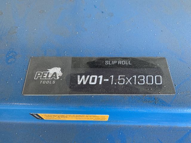 798403-3 Sheet metal roller Pela W01-1.5x1300