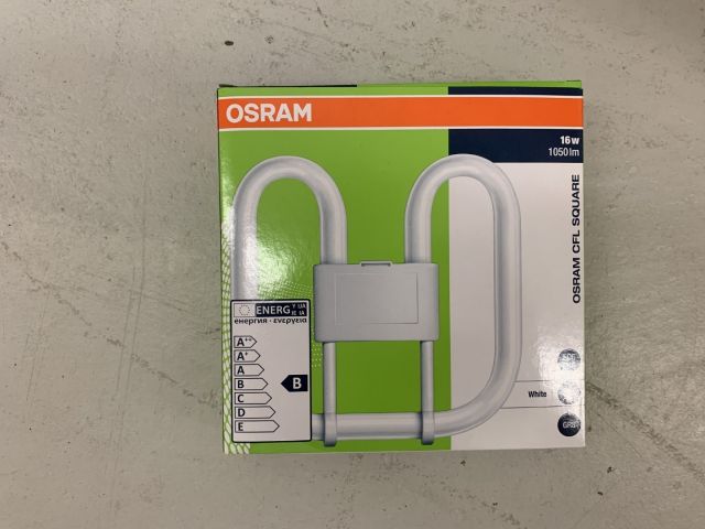 711762-1 Stock compact fluorescent lamps Airam, Osram, Megaman