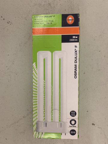 711762-4 Stock compact fluorescent lamps Airam, Osram, Megaman