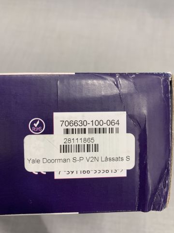 799660-3 Lock kit YALE Doorman SP V2N black