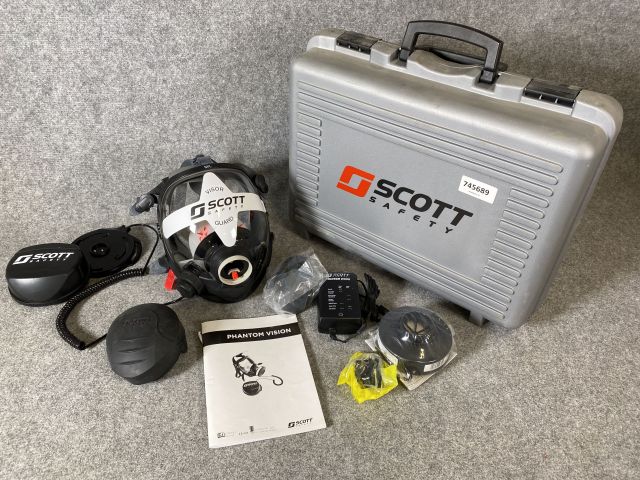 745689-1 Protective mask - SCOTT Phantom Vision with waist belt and battery pack
