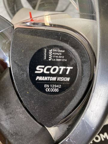 745689-4 Protective mask - SCOTT Phantom Vision with waist belt and battery pack