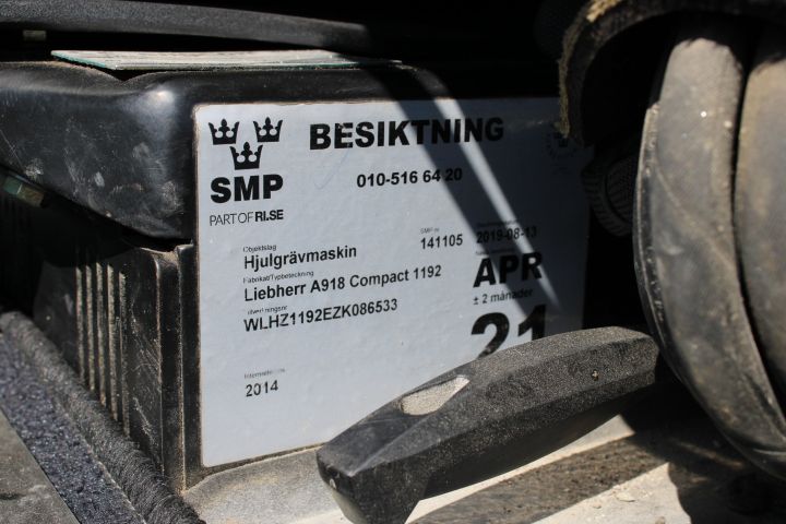 744870-37 Liebherr 580 Wheel loader 12127 h -2011 incl. bucket