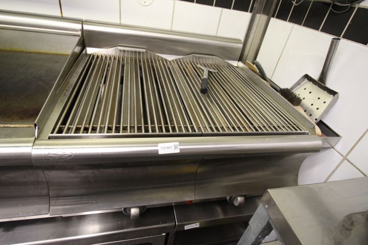 798467-1 Restaurant grill with two zones Visvardis G270C -2018 gas-powered