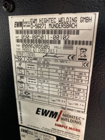 789903-10 Mig welding machine EWM Phoenix 421 Expert Pulse f