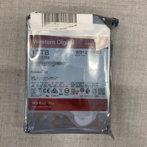 800749-2 Hard disk drive WD RED Pro 12TB 256MB CMR
