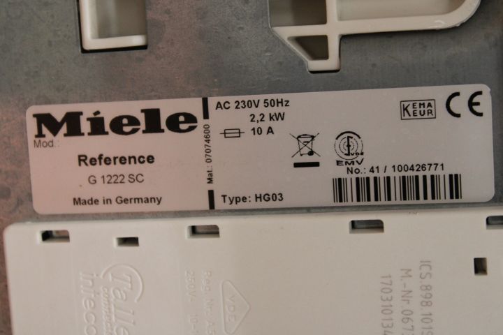 746448-15 Dishwasher - Miele - G 1222 SC