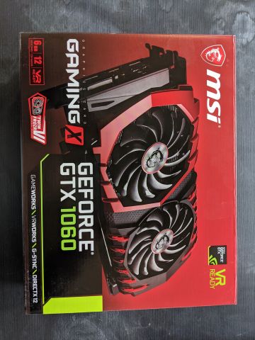 608108-4 Used MSI GeForce GTX 1060 6GB Gaming X