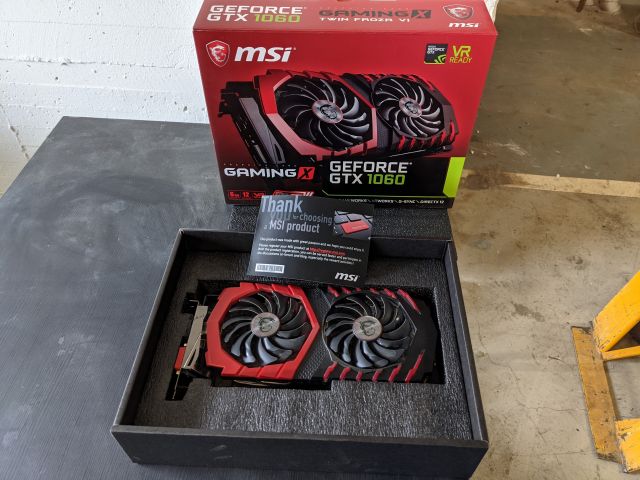 608108-6 Used MSI GeForce GTX 1060 6GB Gaming X