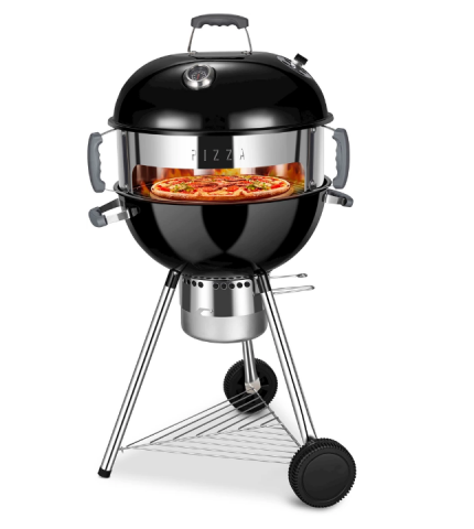 800800-1 Charcoal grill Austin and Barbeque AABQ Charcoal 57cm and Pizzakit