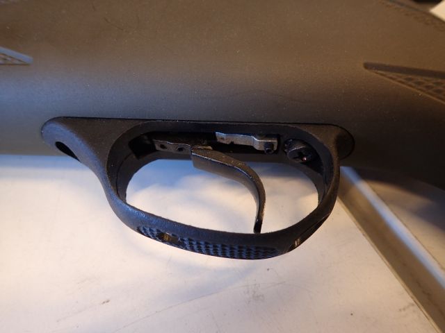 753183-4 Air rifle 5.5. Hatsan 125 Quattro Trigger with binocular sight.