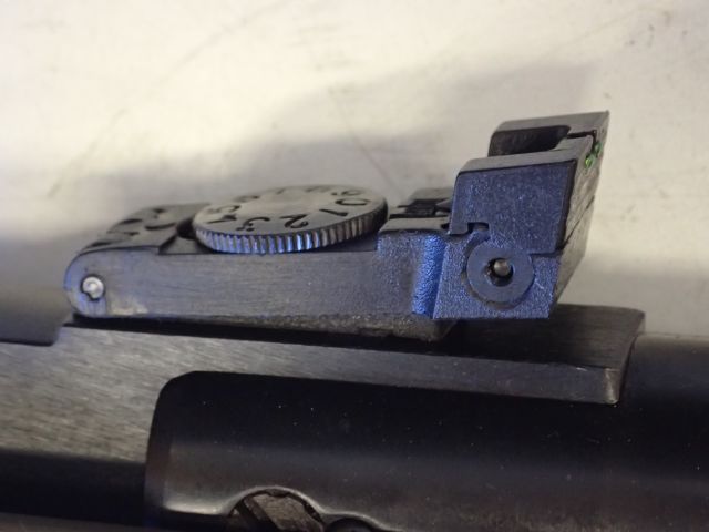 753183-11 Air rifle 5.5. Hatsan 125 Quattro Trigger with binocular sight.