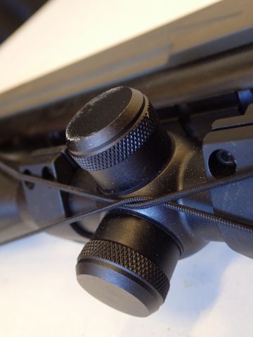 753183-15 Air rifle 5.5. Hatsan 125 Quattro Trigger with binocular sight.