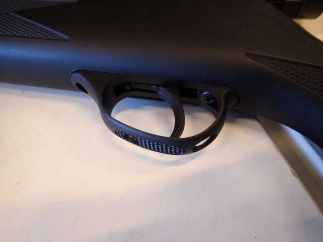 753184-4 Air rifle 5.5. Hatsan 125 Quattro Trigger with binocular sight.