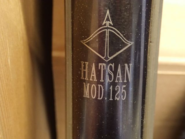 753184-6 Air rifle 5.5. Hatsan 125 Quattro Trigger with binocular sight.